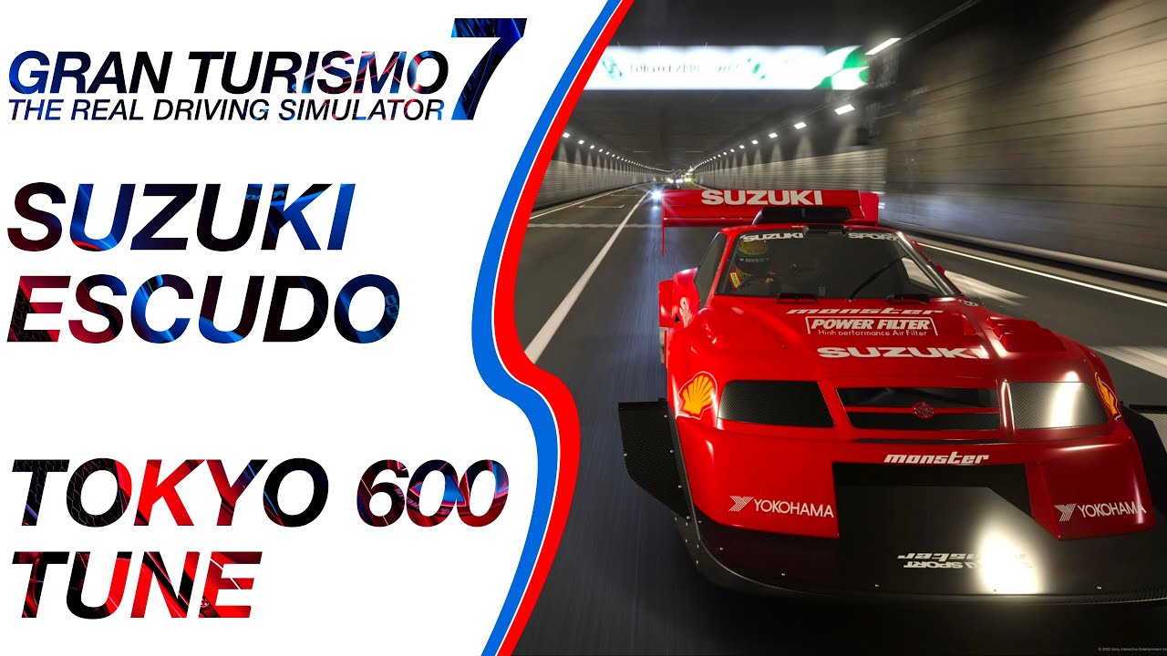 GT7 Escudo Tokyo 600 PP Tune Money Farming Method | Suzuki Escudo 1.6 Million Credits Per Hour