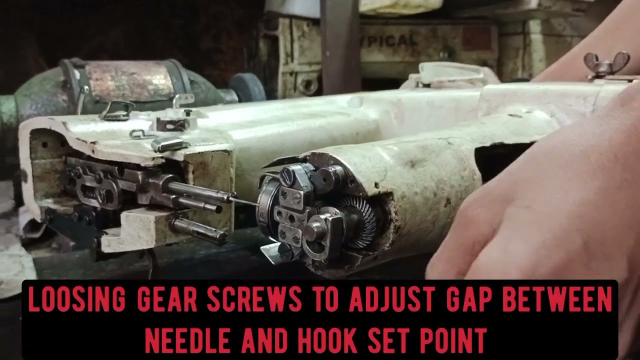 Cylinder bed Needle bar and hook set timing 🪛👨‍🔧💐💐💐