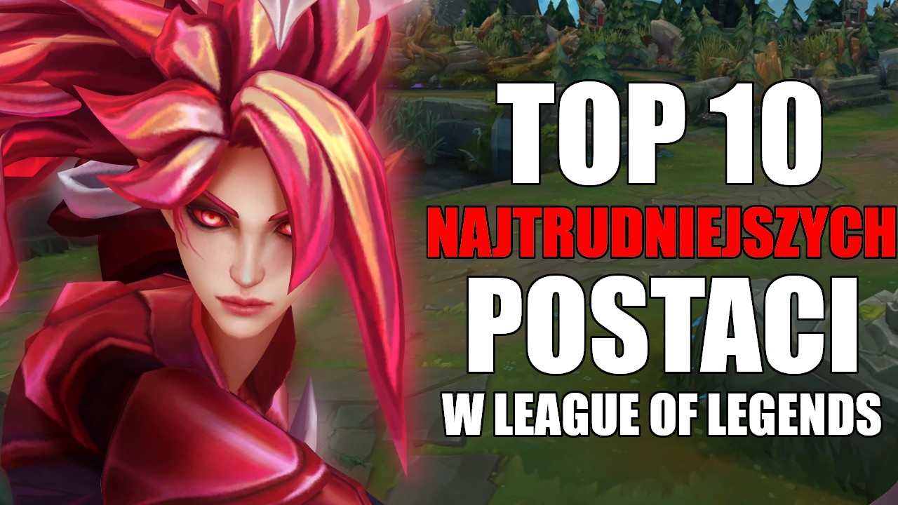 TOP 10 HARDEST Champions in League of Legends