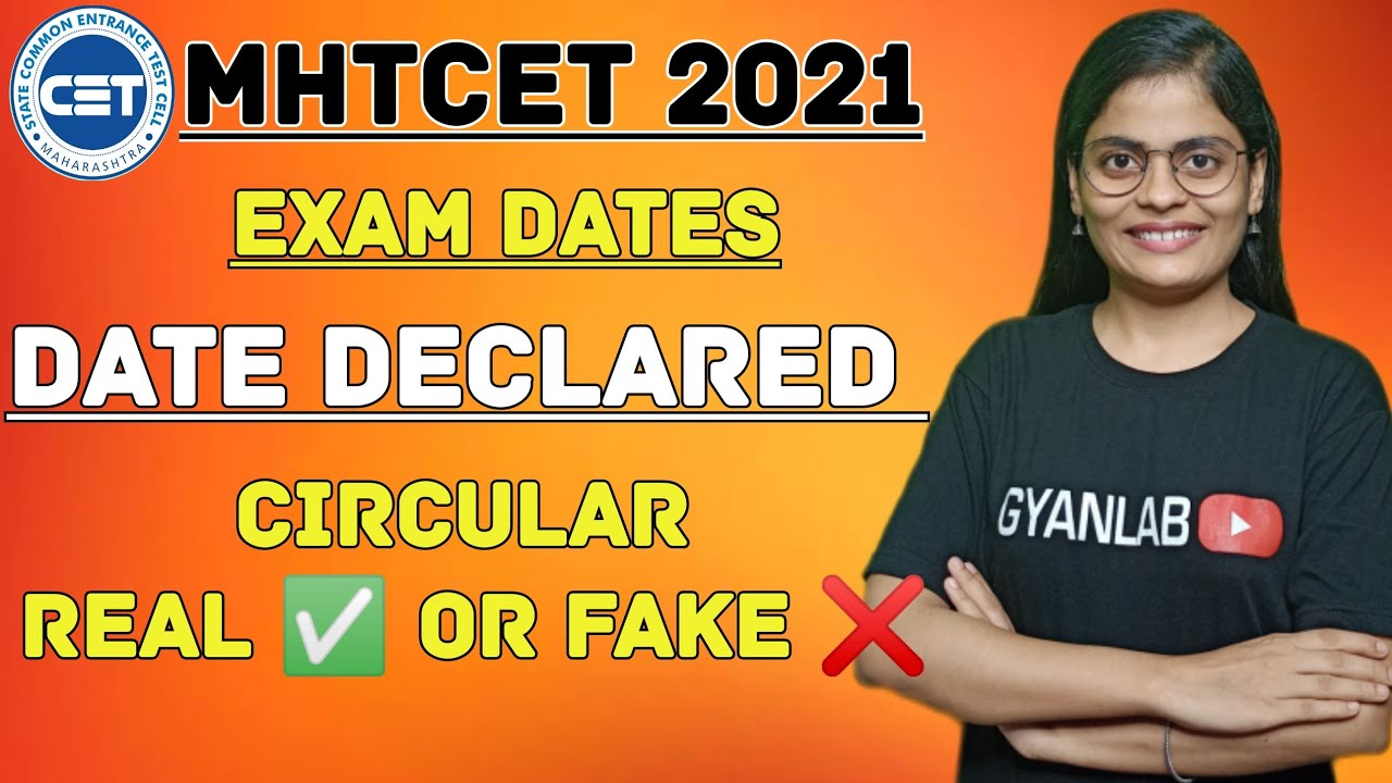 MHTCET 2021 DATE DECLARED CIRCULAR REAL OR FAKE?? | MHTCET LATEST UPDATES