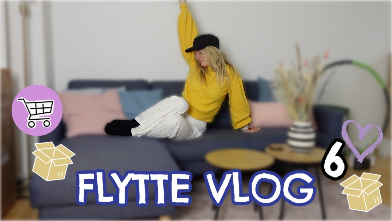 FLYTTEVLOG PART 6 | F&aring;r endelig min sofa efter 3 m&aring;neder, badev&aelig;relse makeover 🏠💙📦