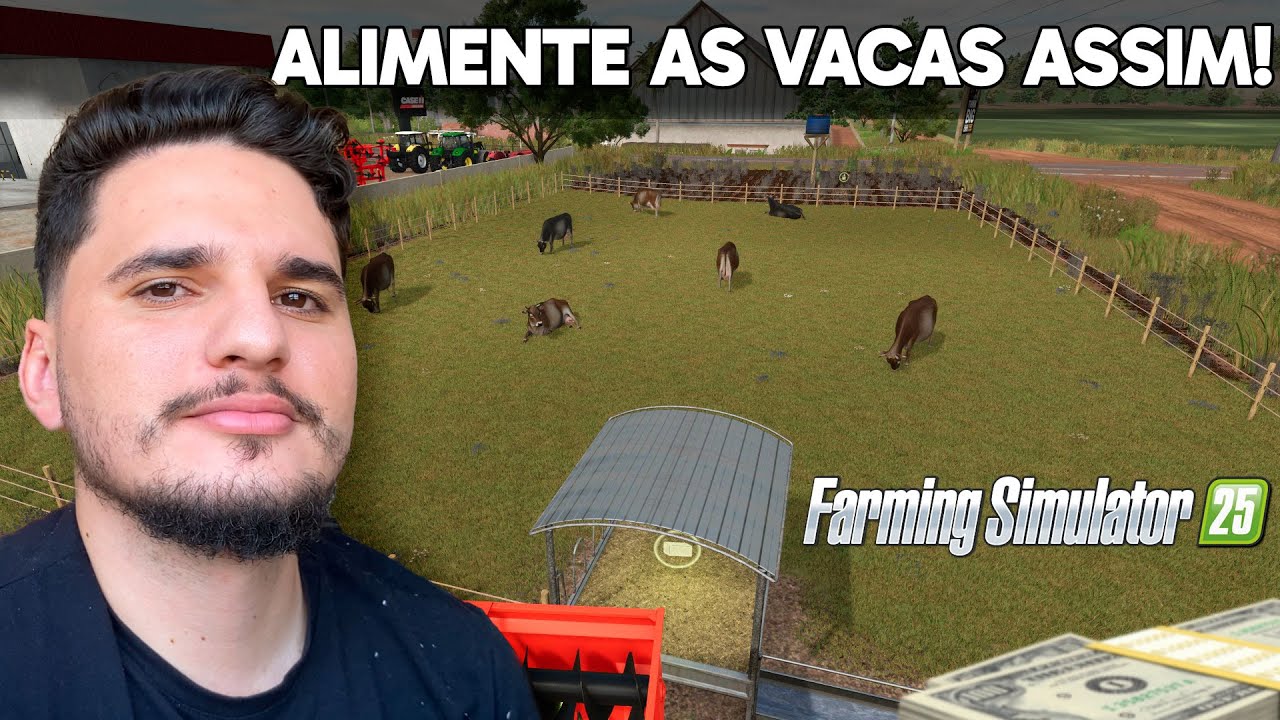 Guia de como alimentar vacas no FS25