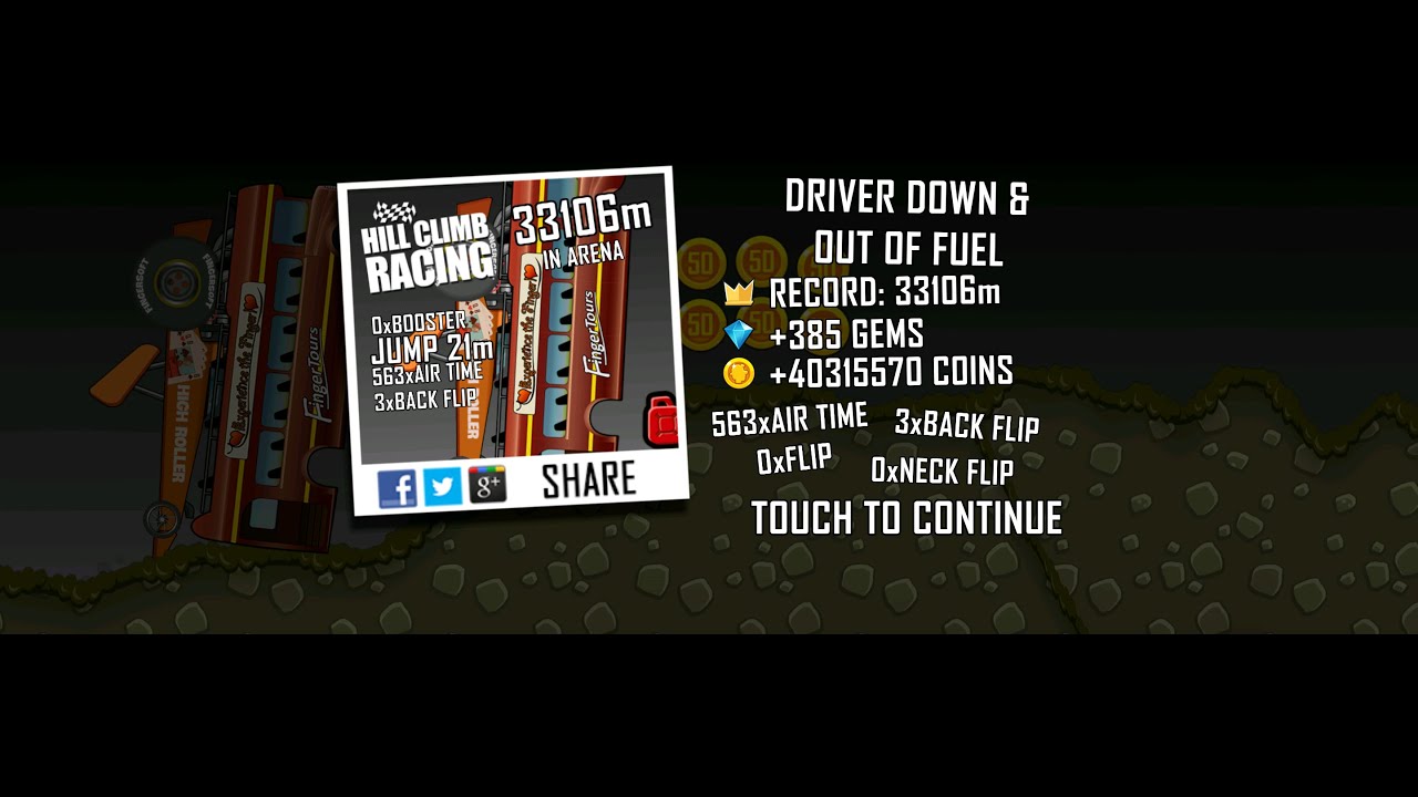 [3/23 THL] Hill Climb Racing: Dragster + Arena 33106m