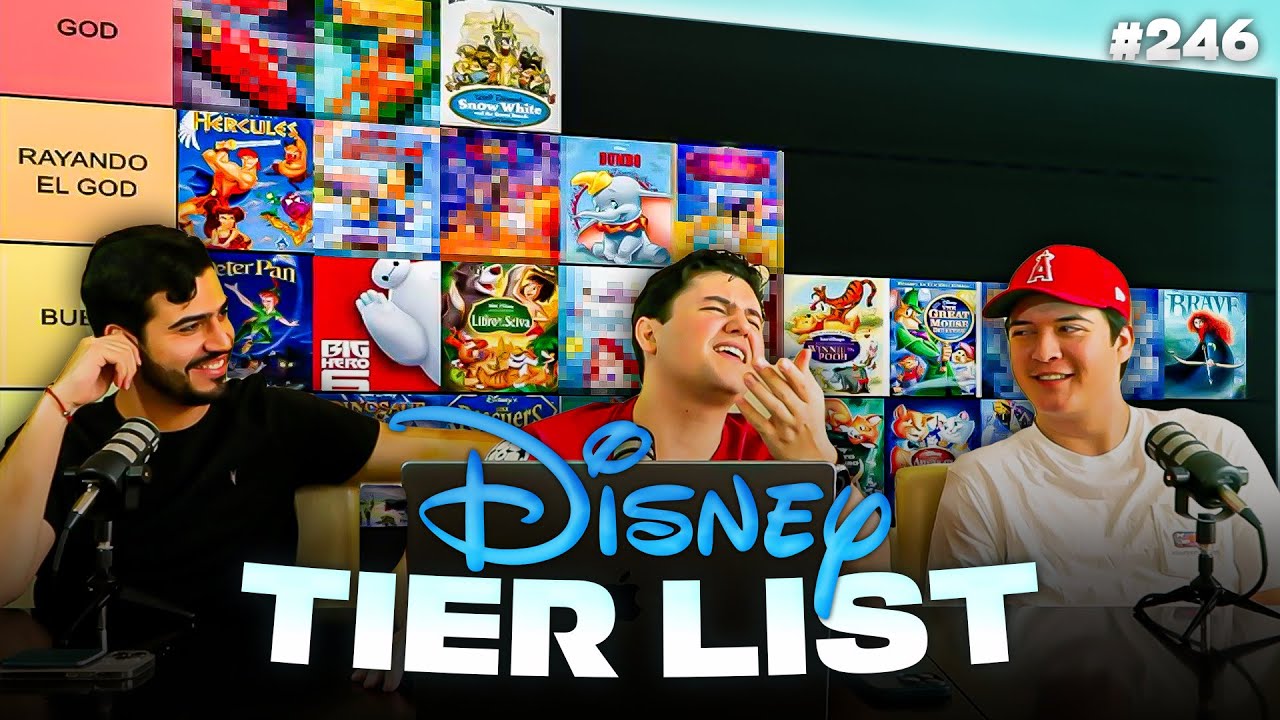 PODCAST DE PADILLA #246 — MEJORES PELÍCULAS DE DISNEY (TIER LIST)