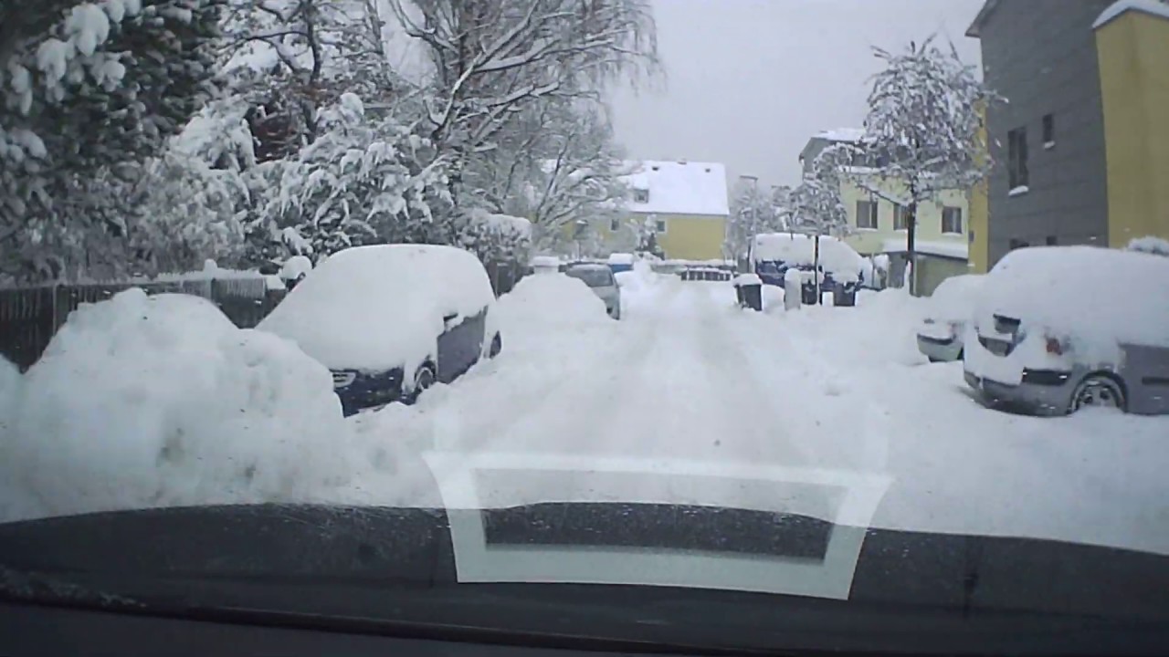 Schnee in Gauting 10.Jan.2018