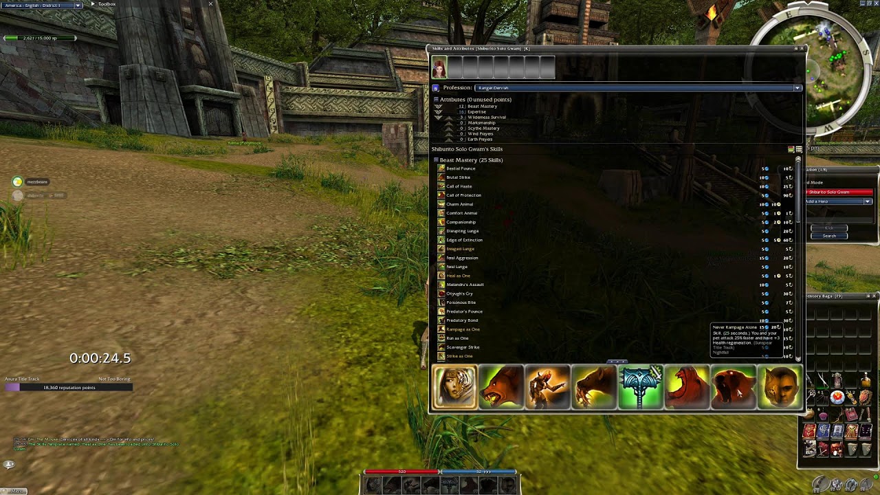 Guild Wars - Ranger Solo GWAM - Episode 53 - Party Title Finale + Gate of Madness