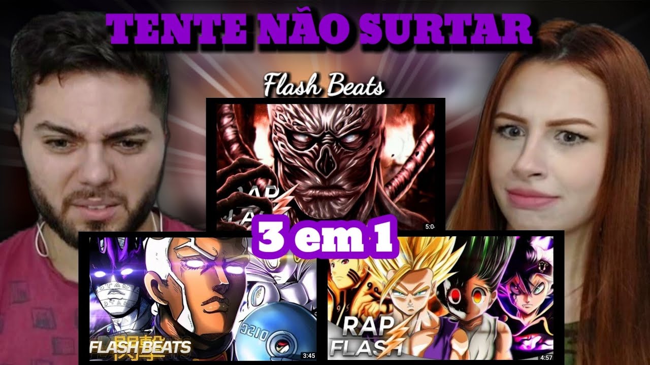 REACT 3 em 1 Flash Beats - Rap do Pucci | Rap do Vecna | SPEEDLORD 5 | BG React