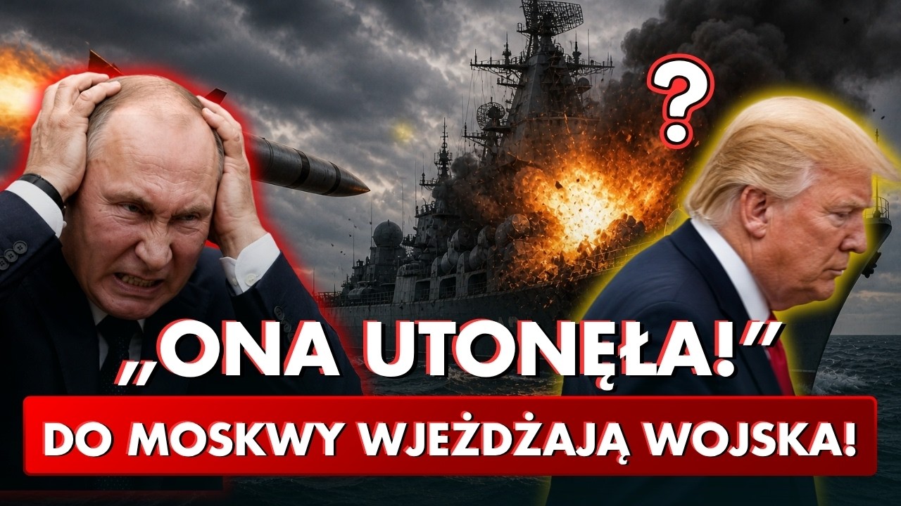 Panika w Rosji. Moskwa przygotowuje się do OBRONY. Trump ODCHODZI. Zatopiono OKRĘT Putina