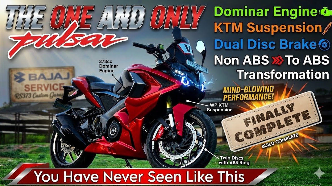 PART-6 Finally Complete Full Bike 😃 | Most Loaded Pulsar | Rs 200 Upgrade With Dominar Engine