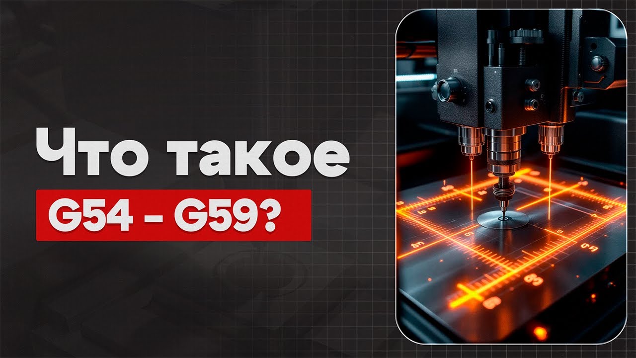 G54, G55, G56, G57, G58 и G59 в ЧПУ:  Рабочие системы координат | Теория, Определение, Пример  | CNC