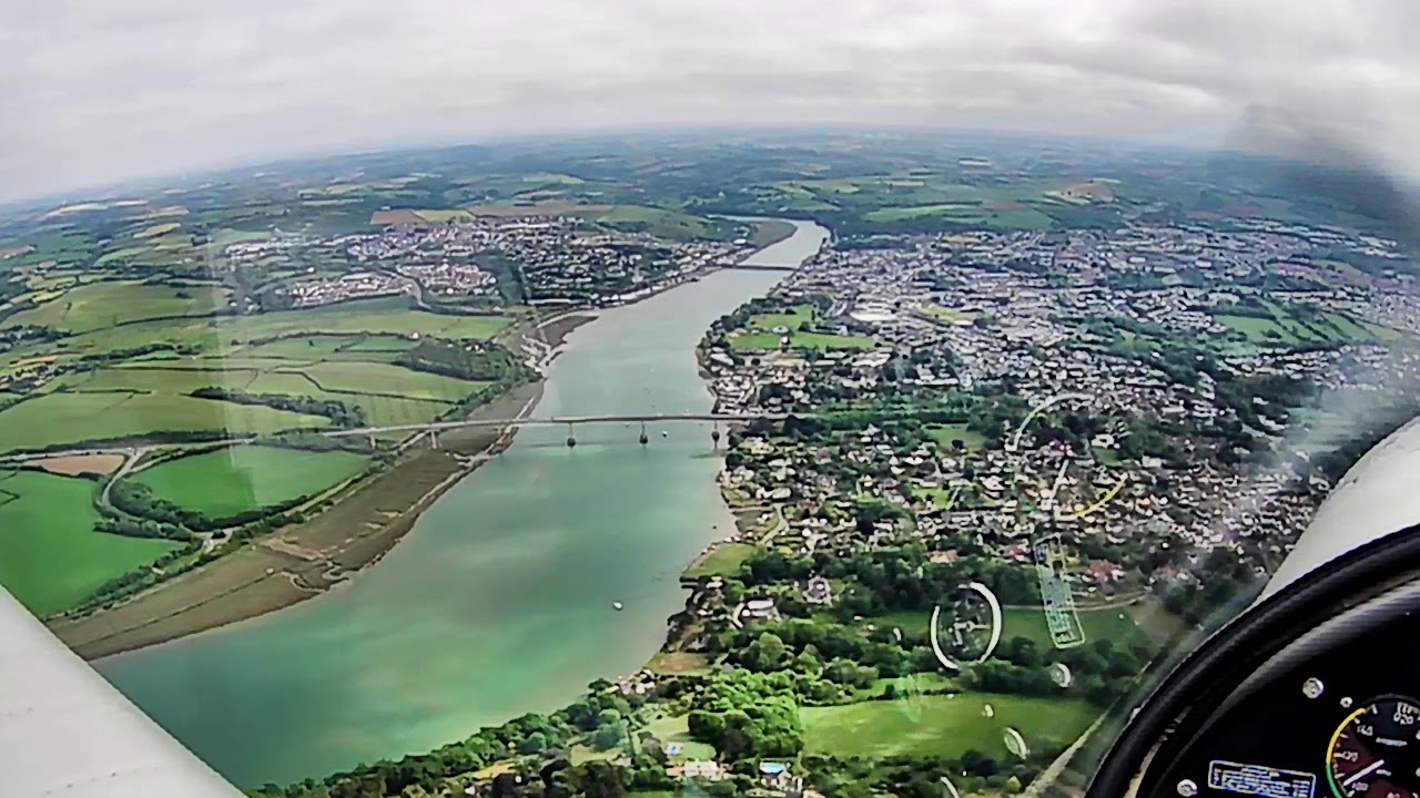 Flight from the Taw Estuary up the Torridge to Bideford