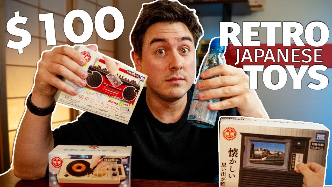 I Spent $100 on Japanese Retro Toys ⛩️ @AbroadinJapan