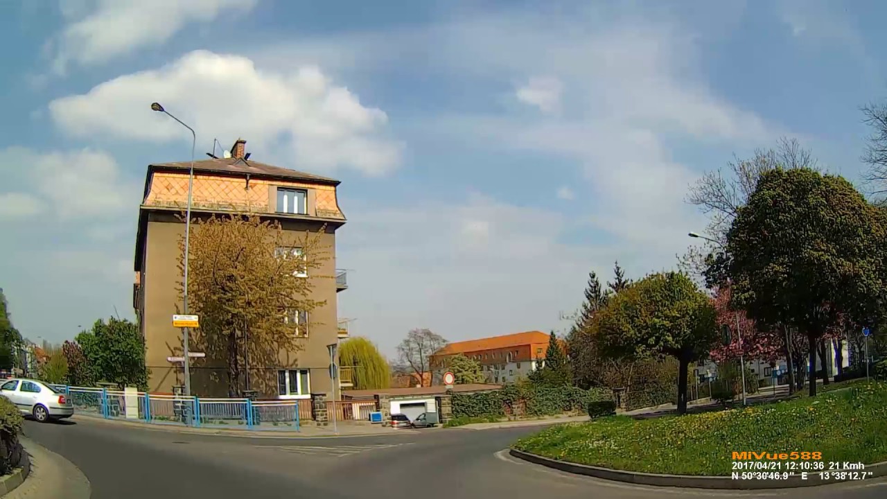 CZ: City Tour through Most (Brüx). Ústecký kraj. Czech Republic. April 2017