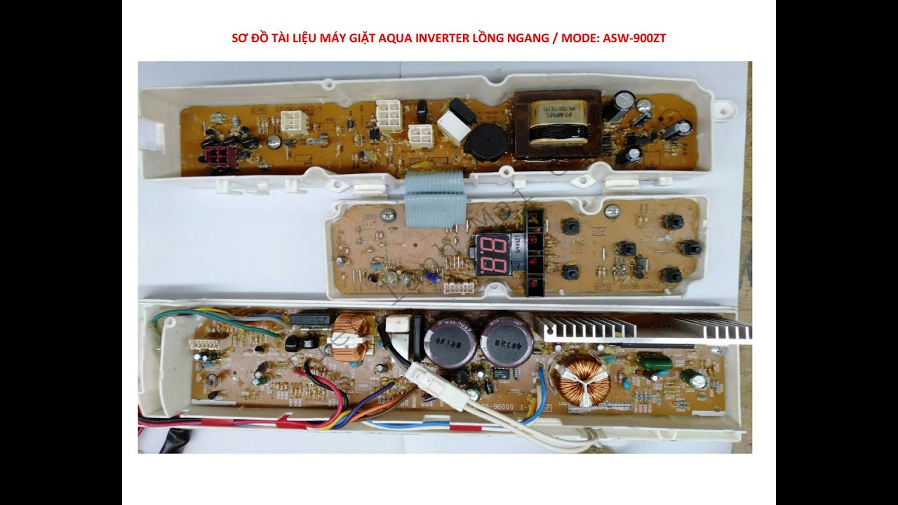 SƠ ĐỒ M&Aacute;Y GIẶT AQUA INVERTER ASW 900ZT || ❤️ Điện lạnh Mai Chi ❤️