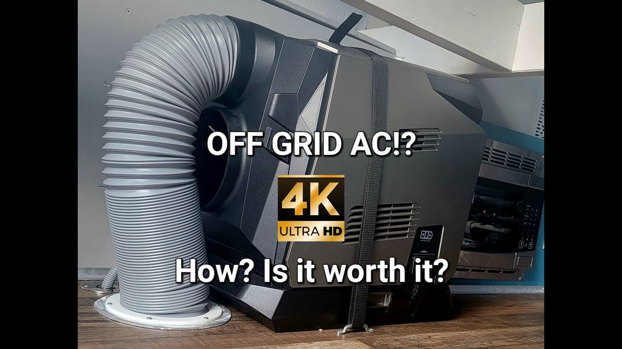 How We Use Air Conditioning Off Grid! Battery Powered AC In Our VAN!