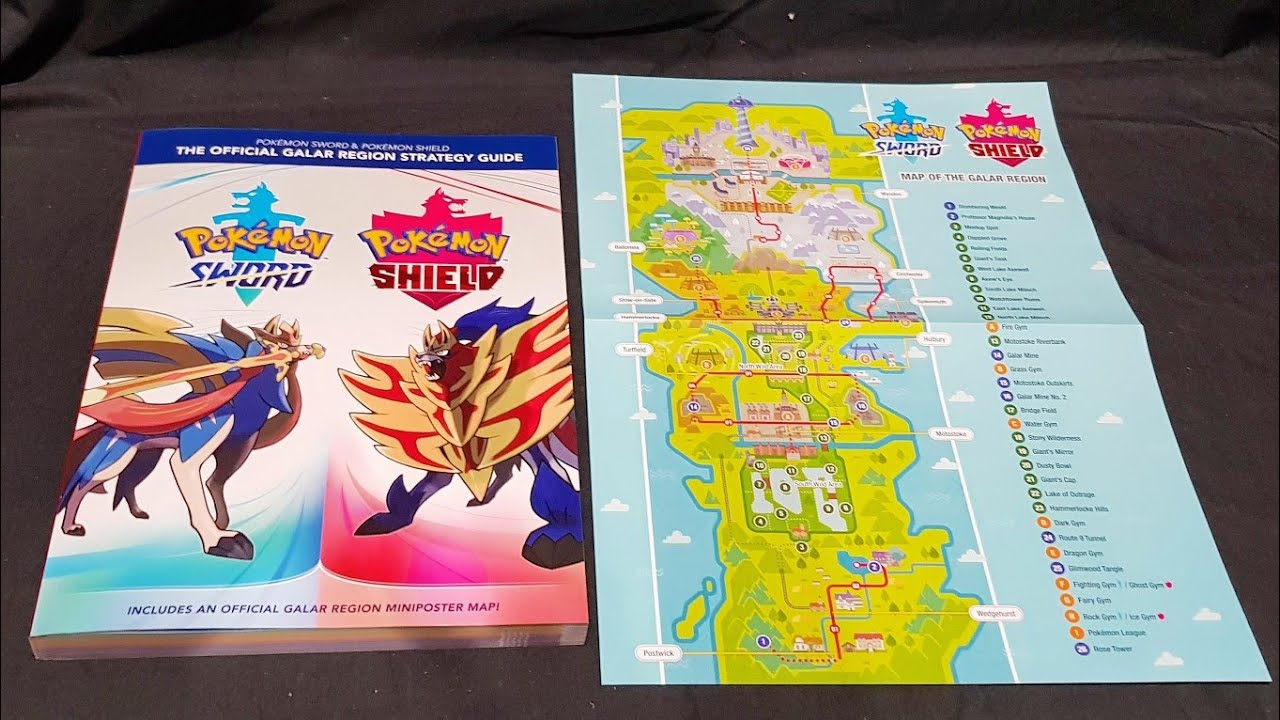 Unboxing: The Official Galar Region Strategy Guide - Pokemon Sword and Shield - Nintendo Switch