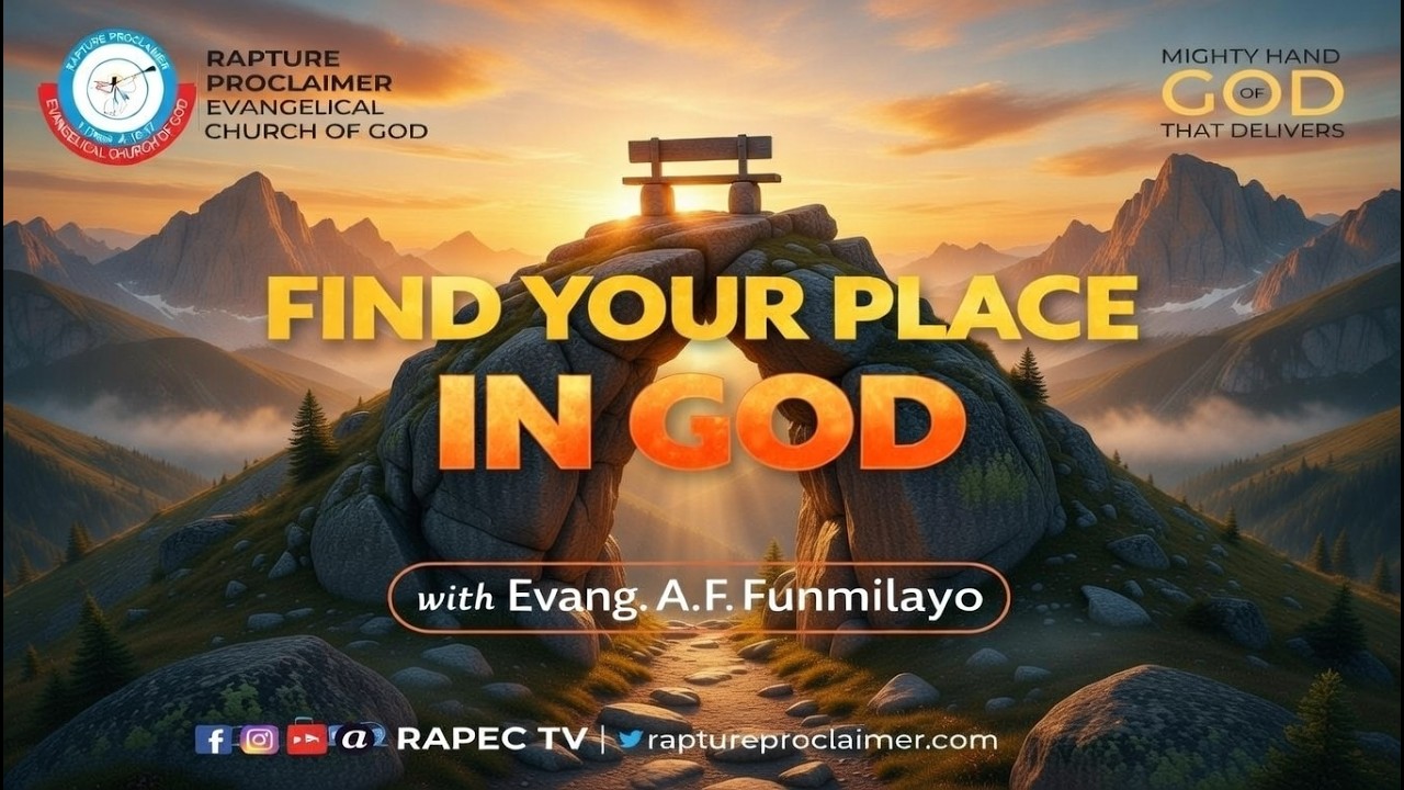 FIND YOUR PLACE IN THE LORD --- DON'T BE LOST IN THE MAZE!