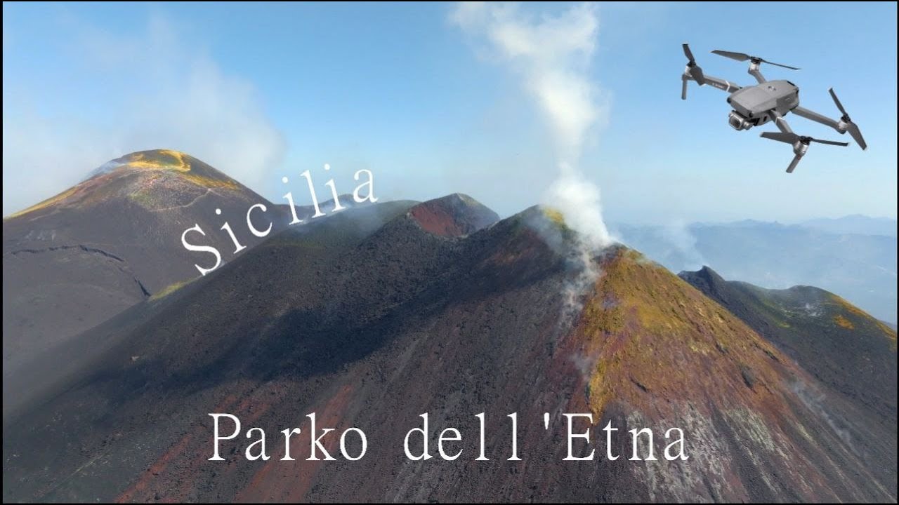 Parco dell'Etna, drone video: Nearly Lost Drone on Volcano 