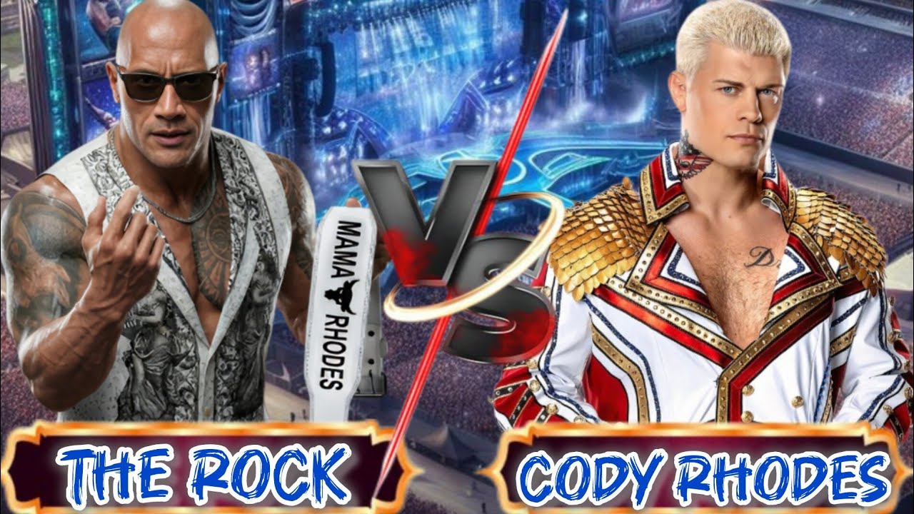 wwe 2k25-Rock VS Cody Rhodes Full Match | WWE 2k25 Ganeplay |