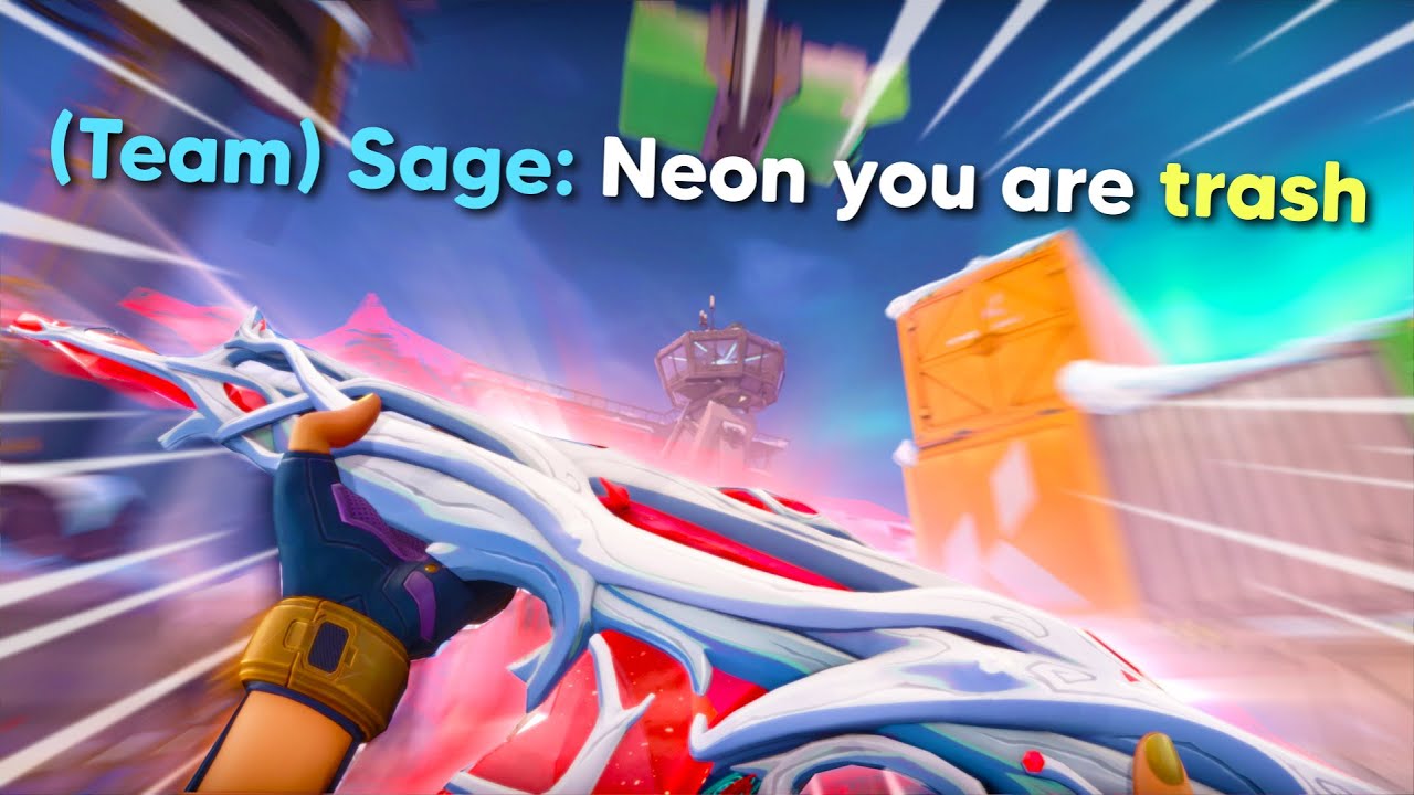 CARRYING The MOST TOXIC PLAYERS With NEON On VALORANT