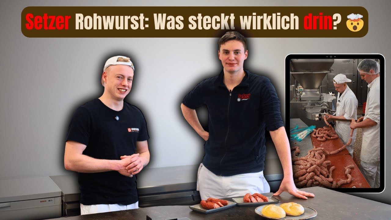 🔥 Metzgerei Setzer: Bratwurst & Rohbeißer handwerklich gemacht!