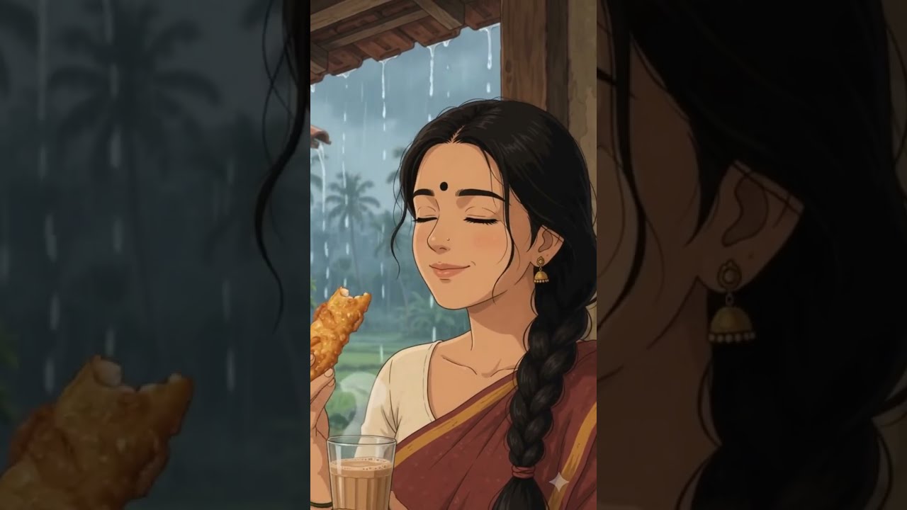 A Rainy Evening in 1990s Kerala 🌧️☕ | Chai & Pazham Pori