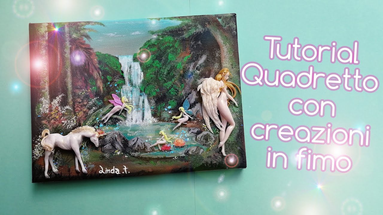 Tutorial//polimer clay// bosco incantato.