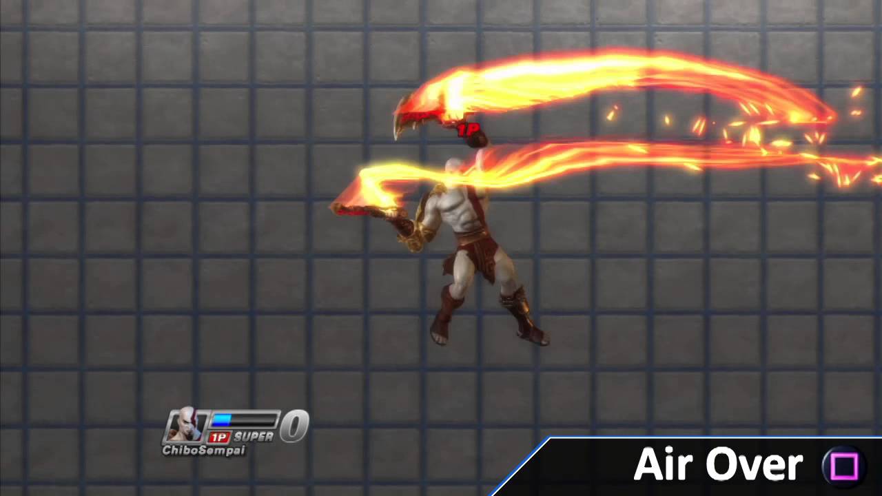 Playstation All-Stars - Kratos Moveset