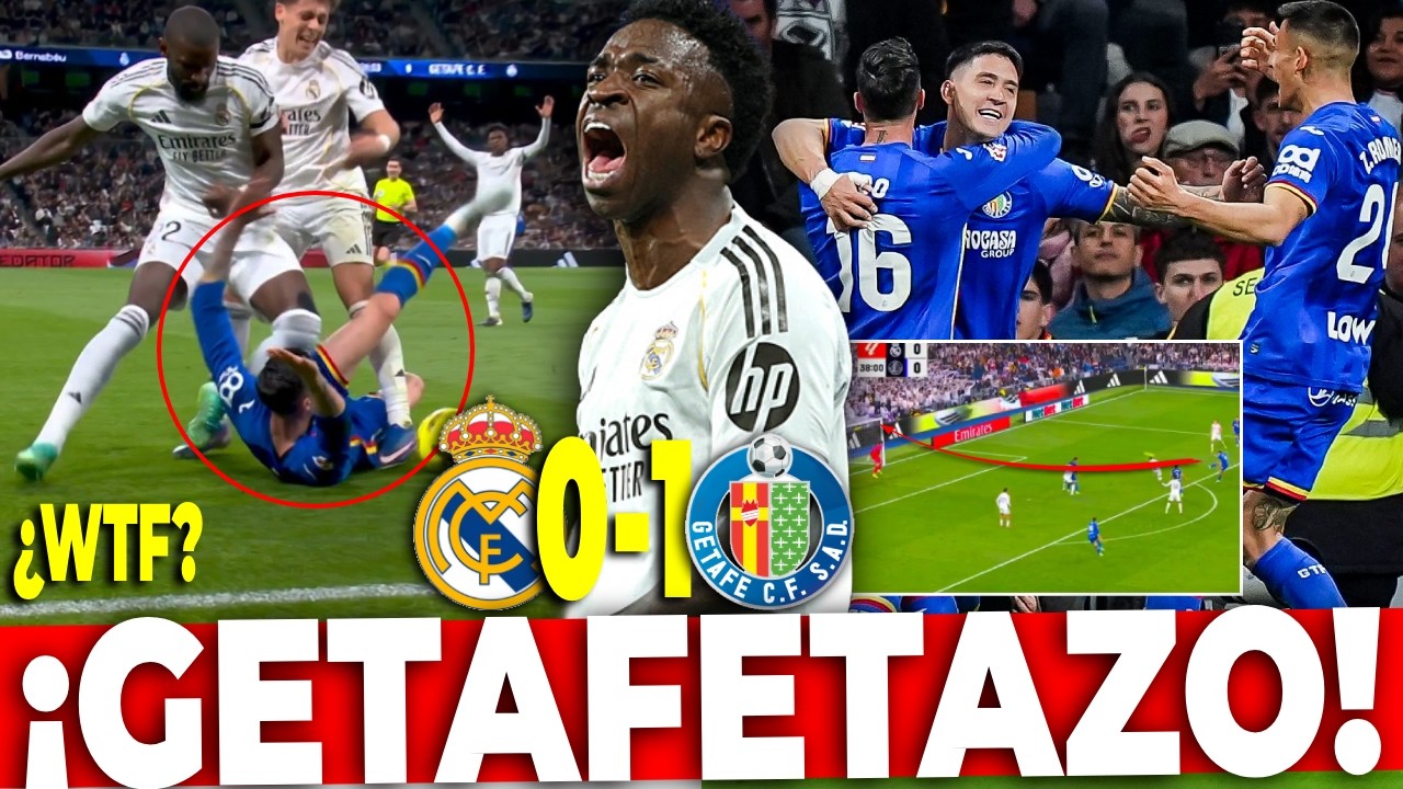 Madrid PIERDE 0-1 vs un BUEN Getafe | Rudiguer da RODILLAZO a Rico + Mastantuno EXPULSADO
