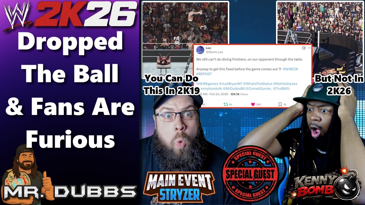 WWE 2K26 NEEDS To Fix This ASAP! Twitter Is Exploding! With Kenny Bomb & Main Event Stryzer
