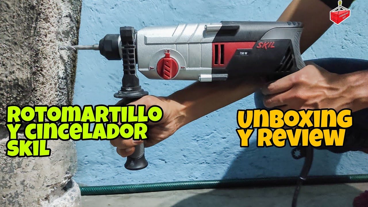 ROTOMARTILLO CINCELADOR SKIL 1859 - Unboxing y Review