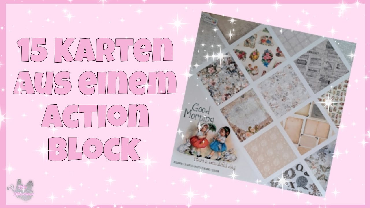💕 15 Karten aus einem Action Block 💕 Good morning