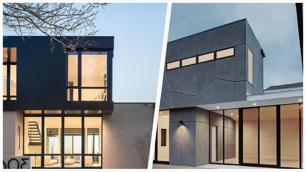 On Trend: 75 Black Stucco Exterior Home Design Ideas #54 ❤️