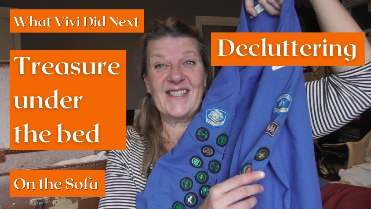 On the Sofa: Decluttering: Treasure under the bed.