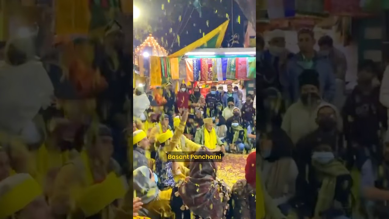 Basant Panchami at Nizamuddin Dargah 🌼🎶