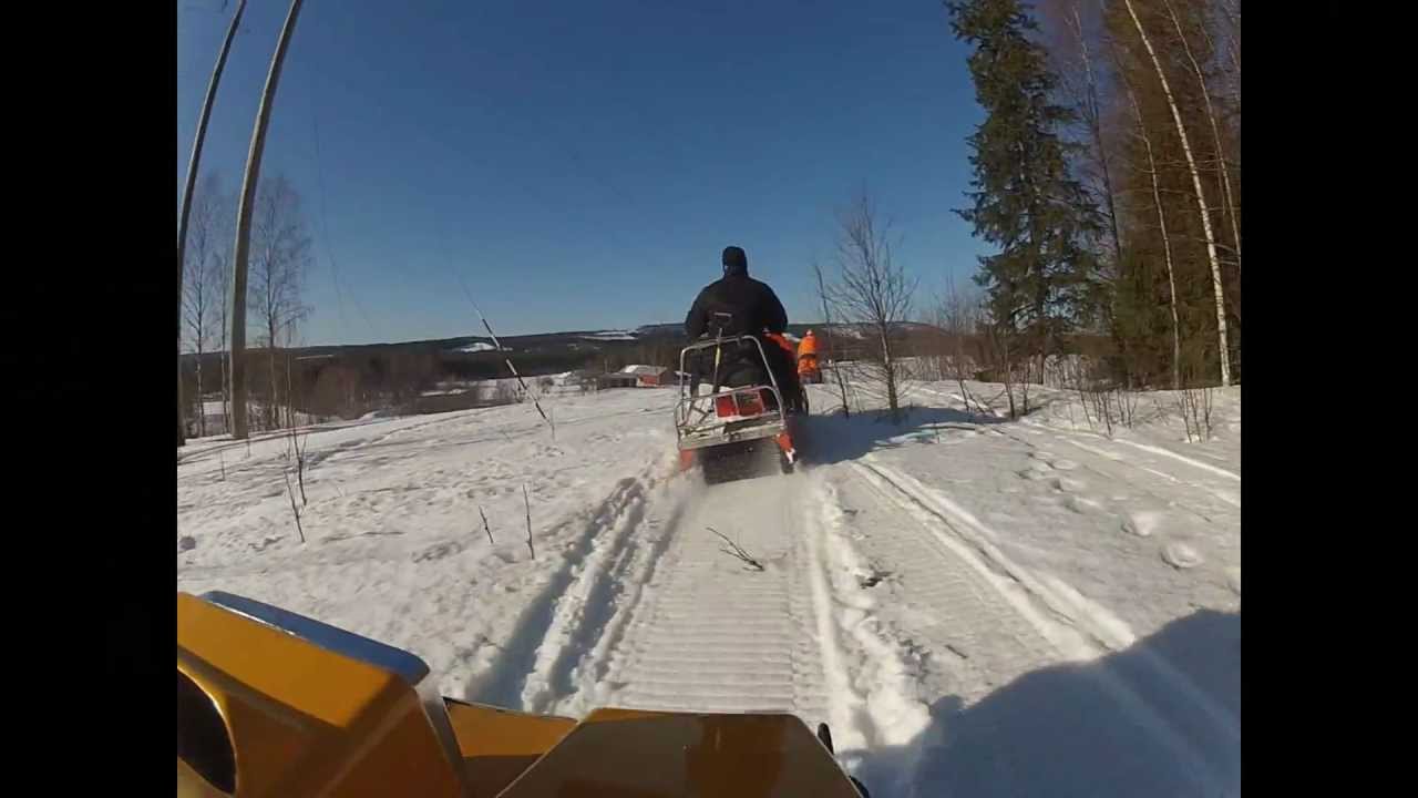 Skoterkörning  med bredbandare Vännäs
