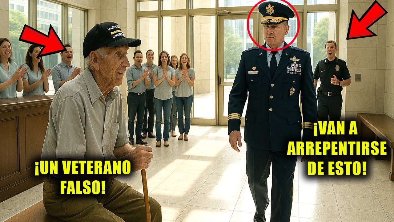 Lo llamaron “veterano falso” en el banco — hasta que entró un general furioso