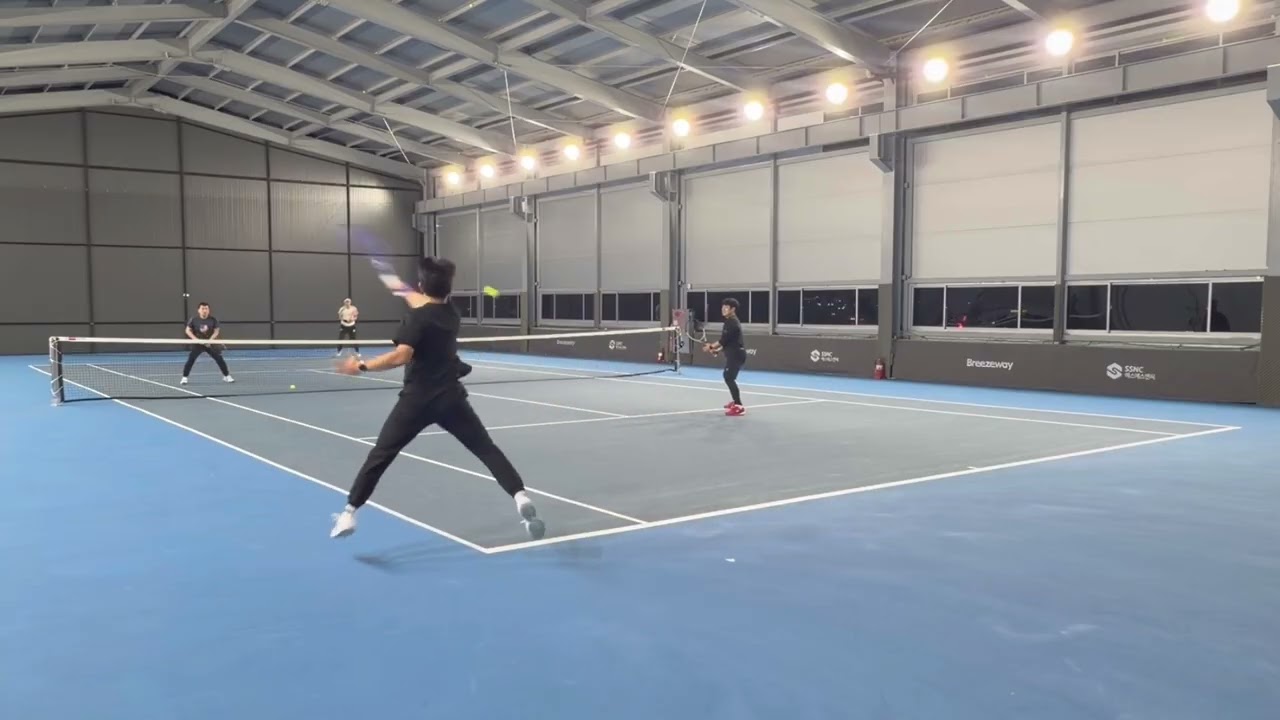 🎾신인부 연습경기🎾 2026.1.4. 종민,성호 vs 진수,동규 (오른쪽다리 정상아님😭 족저근막염)