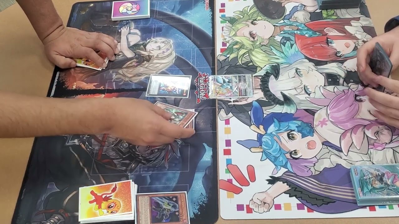 Yugioh tcg game Battlin Boxer vs Magnet Warrior