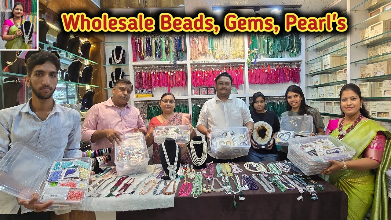 అన్ని వెరైటి Beads collection ఒకే చోట | wholesale Beads,Gems,Pearl's collection | Beads Jewelry