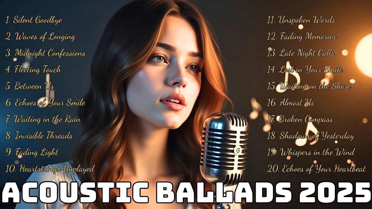ACOUSTIC BALLAD LOVE SONG 2025 | Silent Goodbye | Emotional Female Vocals