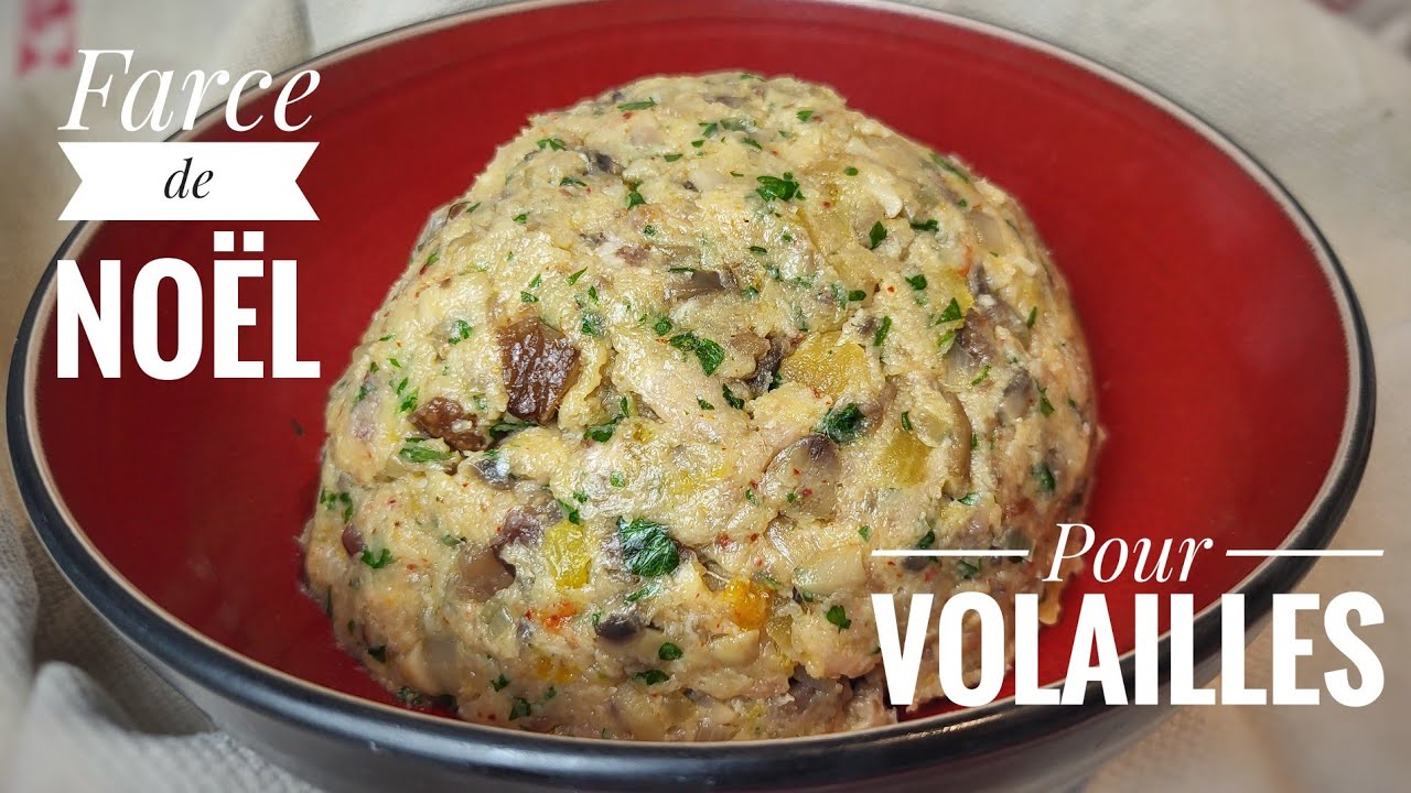 FARCE POUR VOLAILLES DE NOËL, recette facile
