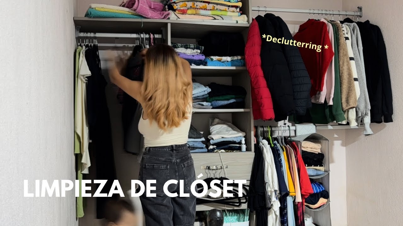 Depuración y organización de clóset 🧺✨