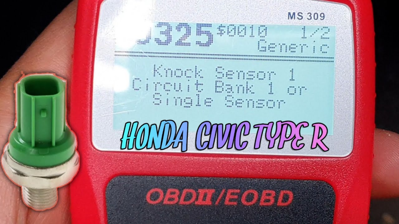 КАК ЗАМЕНИТЬ ДАТЧИК ДЕТОНАЦИИ С КОДОМ P0325 (HONDA CIVIC TYPE R) СВОИМИ РУКАМИ