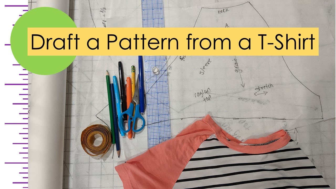 Drafting a Pattern from a T-shirt