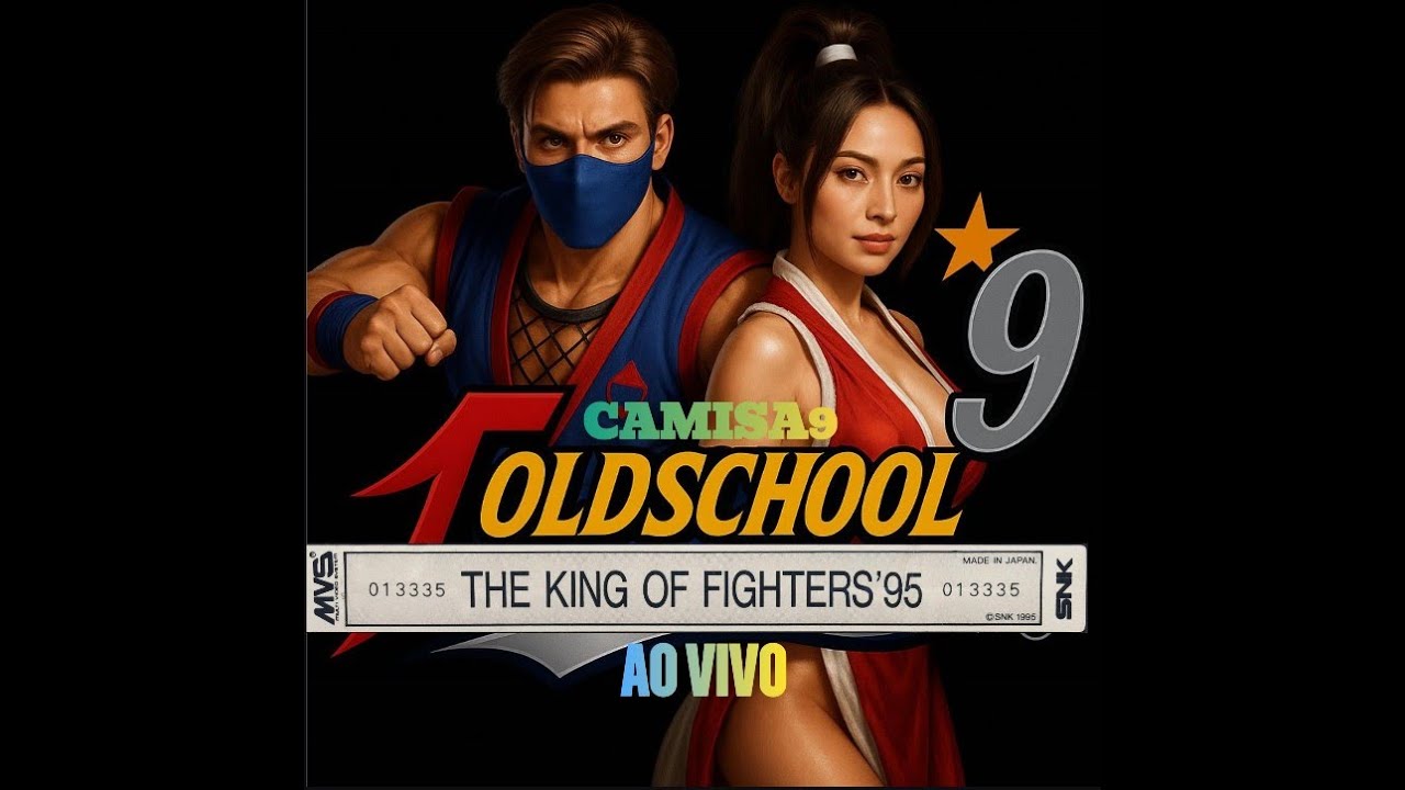 DOMINGÃO DO FIGHTERS  CAMISA9RETROGAMES - VELHA ESCOLA #KOF95