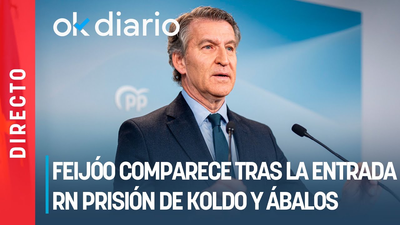 🔴DIRECTO| Feij&oacute;o comparece tras la entrada en prisi&oacute;n de &Aacute;balos y Koldo