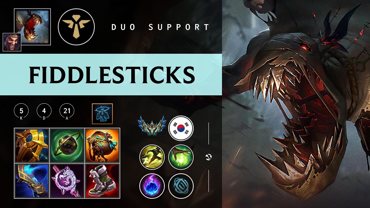 Fiddlesticks Support vs Senna - KR Challenger Patch 26.04
