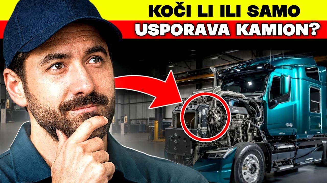 Kako funkcionira motorna kočnica na teškom kamionu?