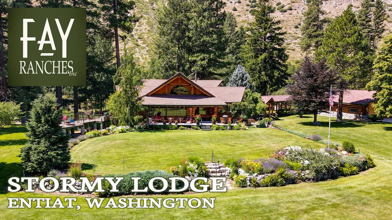 ПРОДАНО | Бревенчатый дом в Вашингтоне на продажу | Stormy Lodge | Энтиат, Вашингтон